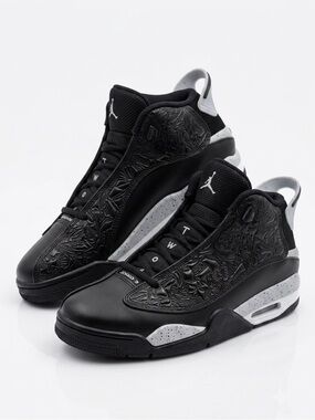 Jordan Dub Zero GG BG Black Wolf Grey Oreo Laser 311047-002 Size 6.5Y / Woman 8